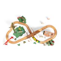 Bigjigs houten monster treinset, 50dlg. - thumbnail