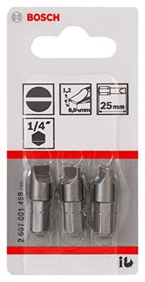 Bosch Accessoires Bit extra-hard S 1,2x8,0, 25 mm 3st - 2607001468 - thumbnail