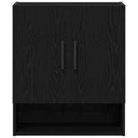 Wandkast Zwart eiken 60 x 31 x 70 cm Bewerkt hout - thumbnail