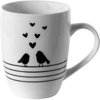 Clayre & Eef Mok vogels 12x8x10cm 350ml - thumbnail