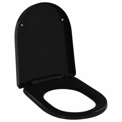 VidaXL Toiletbril soft-close met quick-release ontwerp zwart VidaXL Toiletbril soft-close met quick-release ontwerp zwart