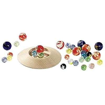 Goki houten knikkerpot met knikkers