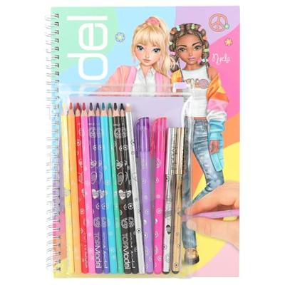 TOPModel kleurboek met kleurpotloden - thumbnail
