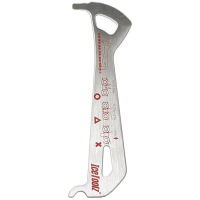 Kettingslijtagemeter IceToolz 62C4 Roestvrij staal