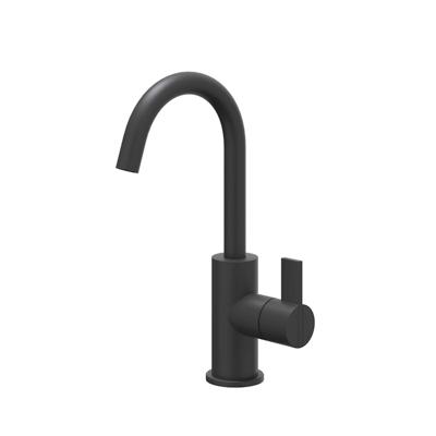 IVY Pact Wastafelmengkraan - opbouw - draaibare uitloop - coldstart - Mat zwart PED 6101202