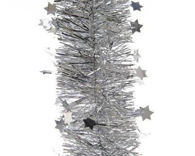 Sterguirlande glans zilver - thumbnail