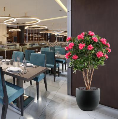 Rhododendron Kunstplant Deluxe 115cm Cerise