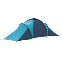 VidaXL Tent 6-persoons blauw en lichtblauw - thumbnail