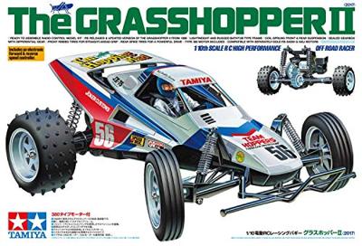 Tamiya The Grasshopper II Brushed 1:10 RC auto Elektro Buggy Achterwielaandrijving Bouwpakket - thumbnail