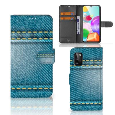 Samsung Galaxy A41 | Wallet Case | met Pasjes | Jeans