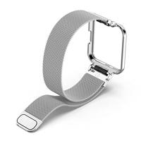 Milanese bandje met case - Zilver - Xiaomi Redmi Watch 2 (Lite) - thumbnail