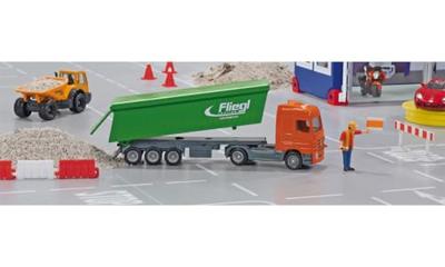 SIKU Super - Vrachtwagen met kipoplegger en dak modelvoertuig SIKU Super - Vrachtwagen met kipoplegger en dak modelvoertuig