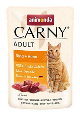 ANIMONDA Carny Adult Beef and chicken - nat kattenvoer - 85g