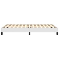 Bedframe kunstleer wit 120x200 cm - thumbnail