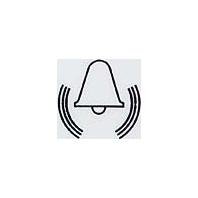 ELSO-wip 213104 met symbool bel zuiver wit 1 stuk(s)