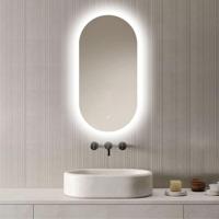 Loxa - Ovale Badkamerspiegel Fiona met led 40x80cm - Dimbaar - Condensvrij vlak - Duurzame kwaliteit - Eenvoudige installatie - thumbnail