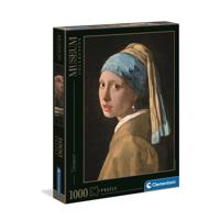 Clementoni legpuzzel vermeer girl with pearl earring, 1000st. - thumbnail
