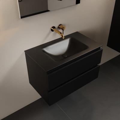 MONDIAZ AIVY 80cm badmeubel Urban, wastafel Urban solid surface midden zonder kraangat (AI-351171URBAN-NO - AI-M80URMI) MONDIAZ AIVY 80cm badmeubel Urban, wastafel Urban solid surface midden zonder kraangat (AI-351171URBAN-NO - AI-M80URMI)