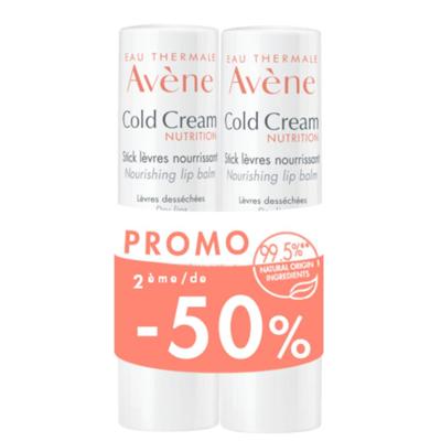 Avène Cold Cream Verzorgende Lipbalsem Promo 2x4g