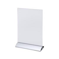 Menukaarthouder IEZZY staand A4 aluminium voet - thumbnail
