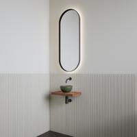 Fonteinset | BWS Leto | Planchet Walnut | Waskom Mat Olijf Groen - thumbnail