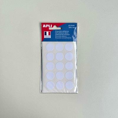 Apli mapje permanent rond 19 mm 105 stuk