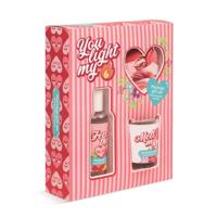 Source Balance Massage Olie met Kaars Geschenkset - thumbnail