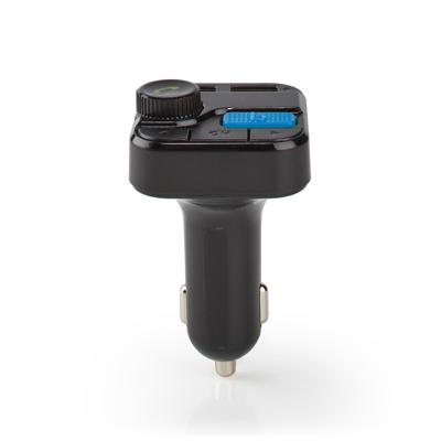 FM-Audiotransmitter voor Auto | Gefixeerd | Handsfree bellen | 0.8 " | LED-Scherm | Bluetooth® | 5.0 V DC / 1.0 A / 5.0 V DC / 2.4 A | Bass boost | Google Assistant / Siri | Zwart - thumbnail