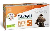 YARRAH ORGANIC HOND MULTIPACK PATE KALKOEN / KIP / RUND 6X150 GR - thumbnail