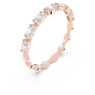 Swarovski 5366583 Ring Vittore Marquise rosekleurig Maat 52 - thumbnail