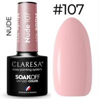 Claresa uv/led gellak 5ml nude 107 - thumbnail