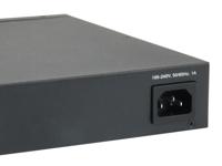 LevelOne GTL-2661 Managed L2 Gigabit Ethernet (10/100/1000) Power over Ethernet (PoE) Zwart - thumbnail