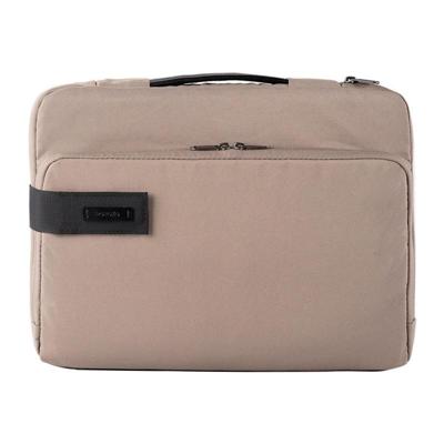 POFOKO E550 13 3 inch draagbare waterdichte polyester laptop handtas met koffer gordel (kaki) POFOKO E550 13 3 inch draagbare waterdichte polyester laptop handtas met koffer gordel (kaki)