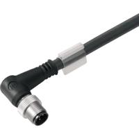 Weidmüller 1276060150 Sensor/actuator connector, geassembleerd M12 Aantal polen (sensoren): 8 Stekker, haaks 1.50 m 1 stuk(s) - thumbnail