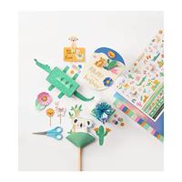 Creatief blok, 27 vellen SWEET SAFARI FOLIA meerkleurig - thumbnail