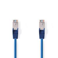 CAT5e SF/UTP-Netwerkkabel | RJ45 Male - RJ45 Male | 0,5 m | Blauw - thumbnail