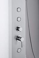 Douchepaneel Sapho Tusa 140 cm met mengkraan Aluminium Sapho - thumbnail