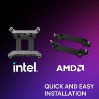 COOLER MASTER - MasterLiquid 240 Atmos II Pixel LED - Waterkoeling AIO - 120mm ventilatoren - thumbnail