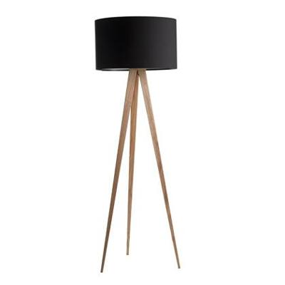 Zuiver Vloerlamp 'Tripod' 151cm, kleur Naturel/Zwart Zuiver Vloerlamp 'Tripod' 151cm, kleur Naturel/Zwart