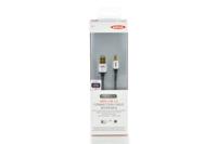 ednet USB 2.0 Aansluitkabel [1x USB-A 2.0 stekker - 1x Mini-USB 2.0 B stekker] 1.80 m Zwart Rond, Stekker past op beide manieren, Afgeschermd (dubbel) - thumbnail