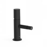 Wastafelmengkraan Tres Study Exclusive 1-Knop Bidet Uitloop Recht 8 cm Rond Mat Zwart Tres - thumbnail