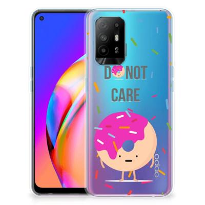 OPPO A94 5G | Reno5 Z | Siliconen Case | Donut Roze