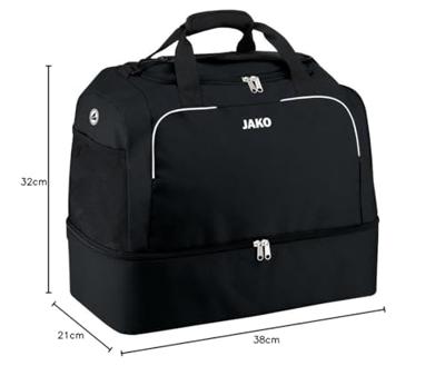 JAKO 2050 Sporttas Classico - Zwart - Bambini (ca. 24 Liter)