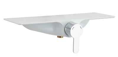 Douchemengkraan Schutte Waterway met Planchet Chroom Wit