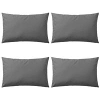 VidaXL Buitenkussens 60x40 cm grijs 4 st - thumbnail