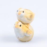 Farmwood Animals Tuinbeeld kuikentjes op elkaar 8cm - thumbnail