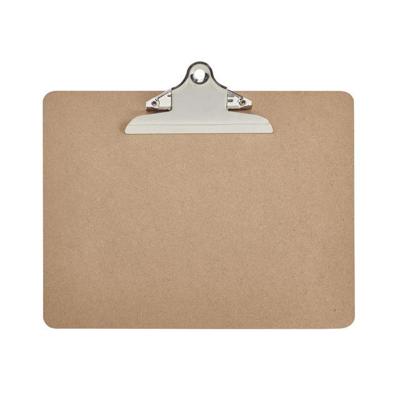 MAUL klemplaat Classic, hardboard karton, A4 liggend, bruin