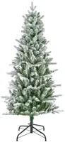 Everlands Killington fir kunstkerstboom besneeuwd groen 150cm - thumbnail