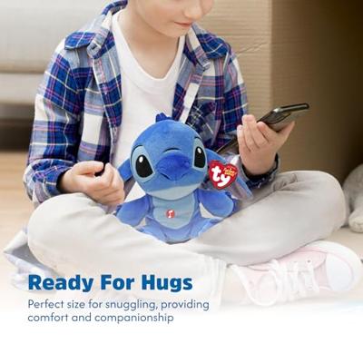 TY beanie babies disney knuffel stitch 15 cm + geluid