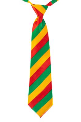 Stropdas rood/geel/groen